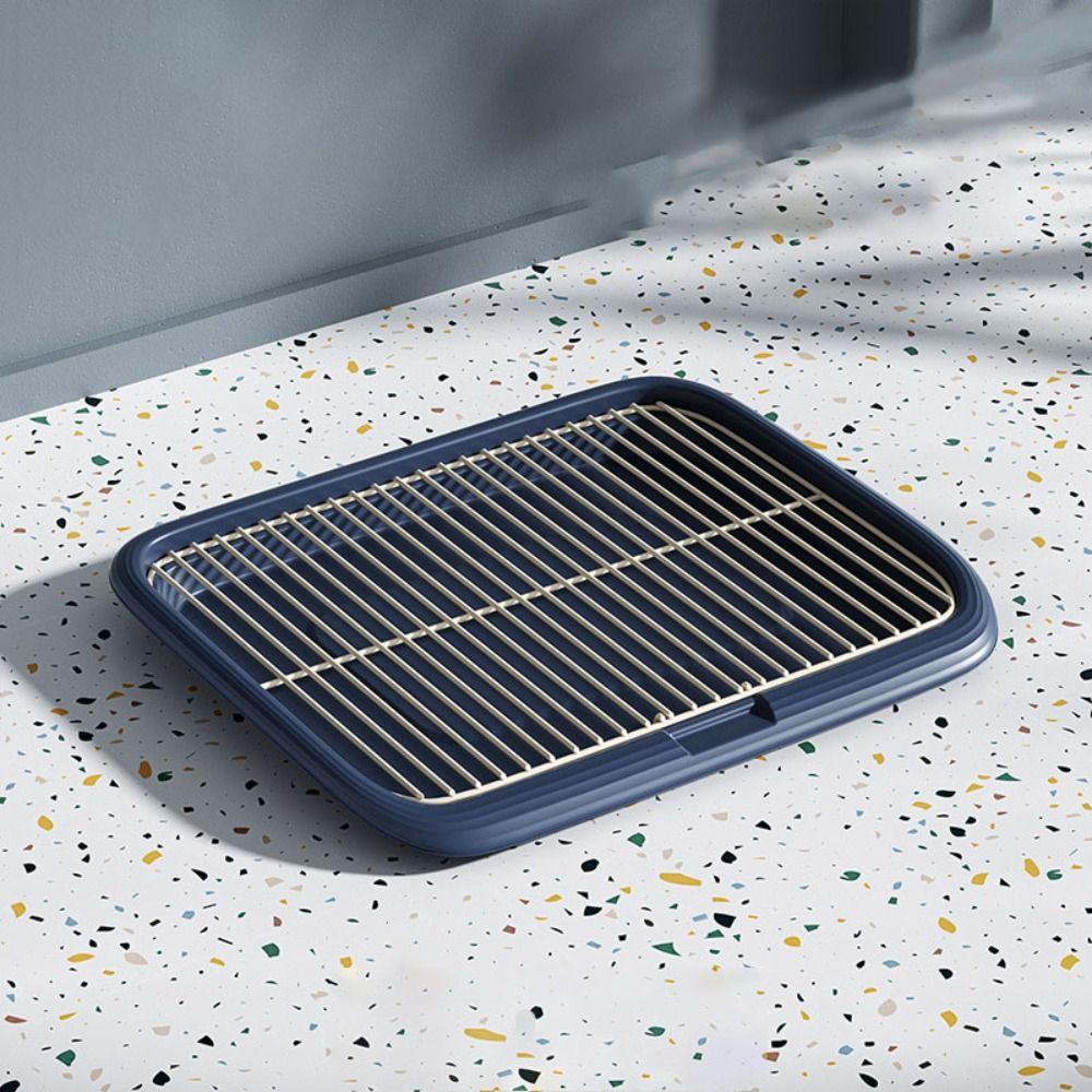 Прямоугольный лоток для собак в помещении, туалет, защита от протечек, сборщик собачьих фекалий, для средних и крупных собак