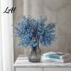 Autumn Themed Interior Plant Ornaments Realistic Artificial Flowers for Home Decoration Silk Floral Orange Plants Halloween Decoration Branches Table