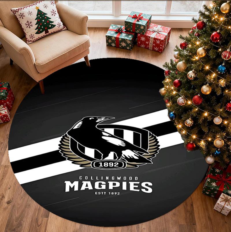 Football Club Pattern Round Rug, Indoor/Outdoor Mat, for Picnic, Gameroom, Bedroom, Office, Living Room, Home Decor Carpet, Birthday Gift