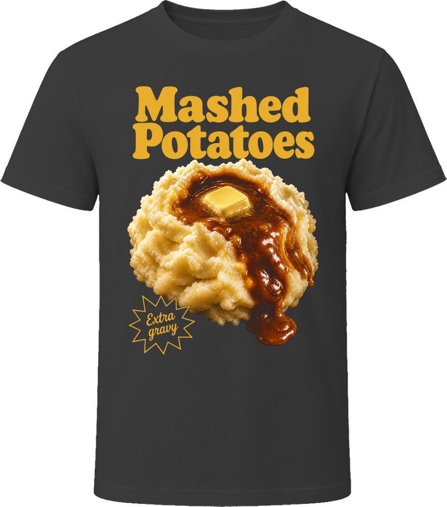Mashed Potatoes Retro Comfort Food Snack Lover Gift T Shirt