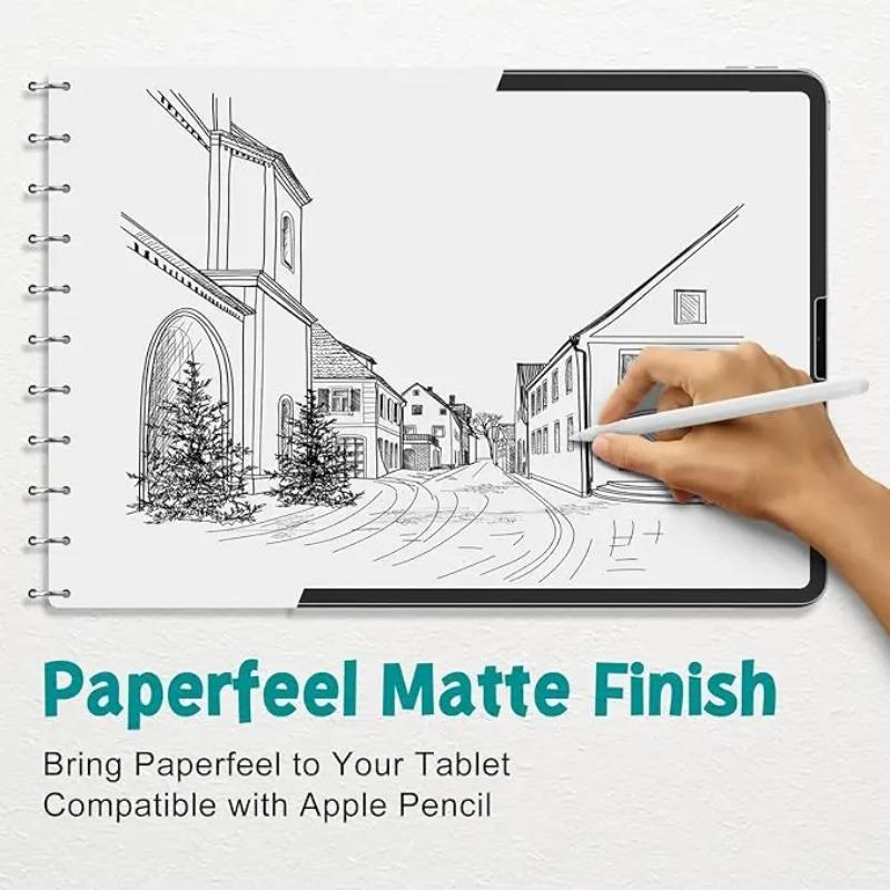 2PCS Feel Paper Screen Protector Film For IPad 11th(A16) 10th Air 11 Pro 13 2026 Pro 12.9 11 2018-2026 Air 4 5 2 Mini 4 5 6 7