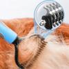 Professional Pet Deshedding Brush Dog Hair Remover Pet Fur Knot Cutter Puppy Cat Comb Brushes Dogs Grooming Shedding Supplies