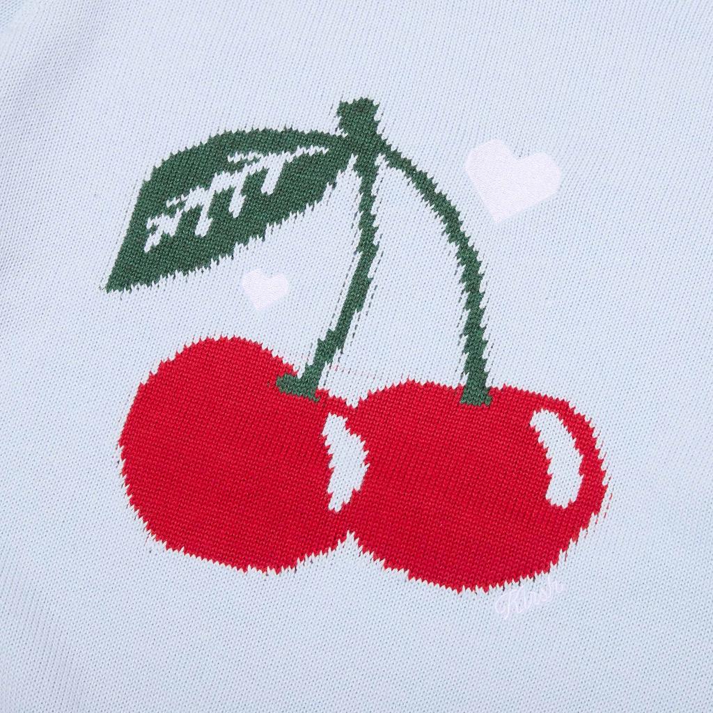 KIRSH Cherry Jacquard Loose Fit Knit [Sky]
