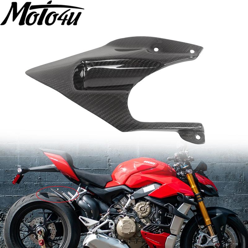 For Ducati 1098 1198 848 Real Carbon Fiber Rear Fender Mudguard Tire Hugger Motorcycle Modification Twill Splash Guard