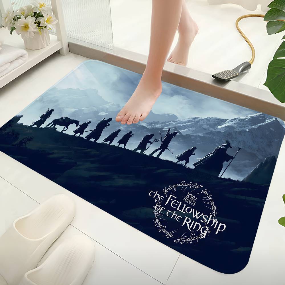 The L Lord Of The R Rings Movie Door Mat Kids Room Bedroom Decoration Balcony Anti Slip Doormat Living Room Doormat Area Rug