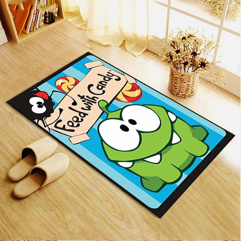2025 Новый ковер Om Nom Stories для гостиной, спальни, дома, дивана, детская игровая, нескользящий напольный коврик100