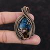 Watermelon Tourmaline Pendant Copper Wire Wrapped Pendant Handmade Jewelry Original Gemstone Pendant Copper Wire Jewelry Gift For Engagement