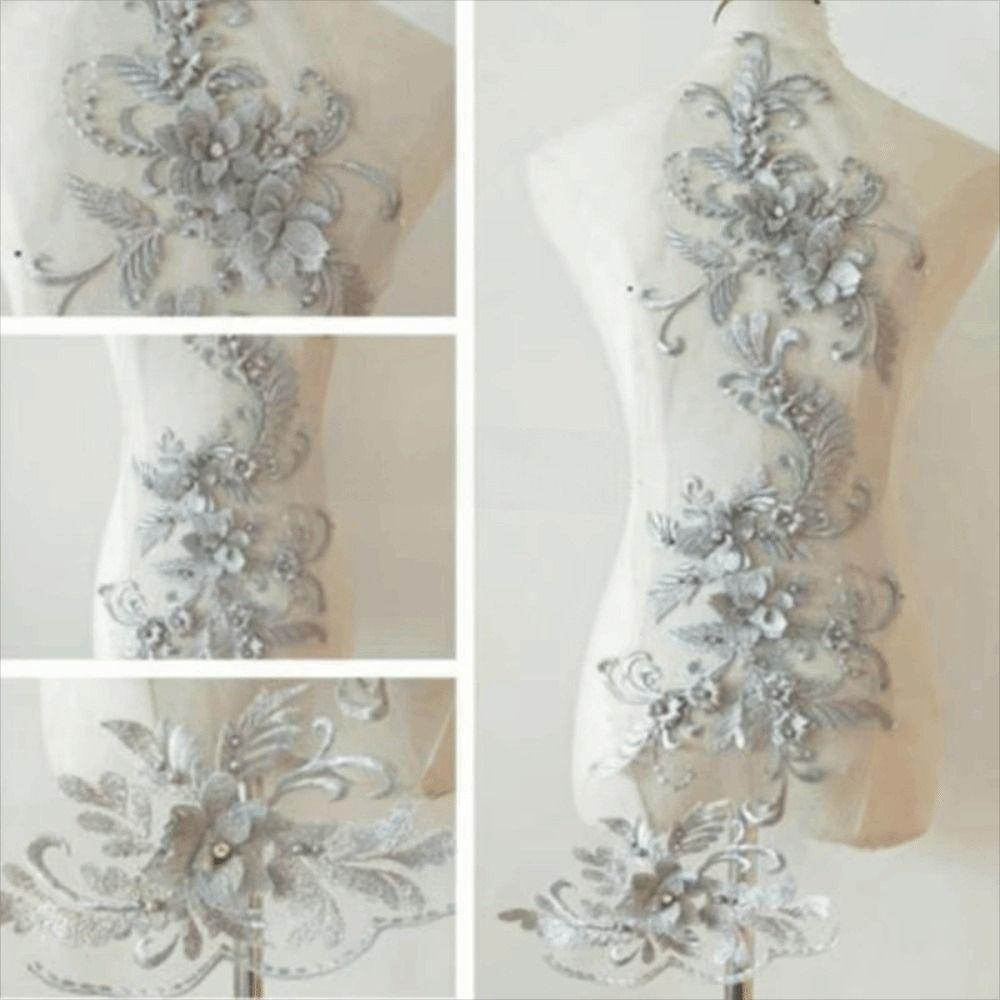 DIY Craft Flower Patch 3D Decoration Patch New Lace Applique Stage Dress
