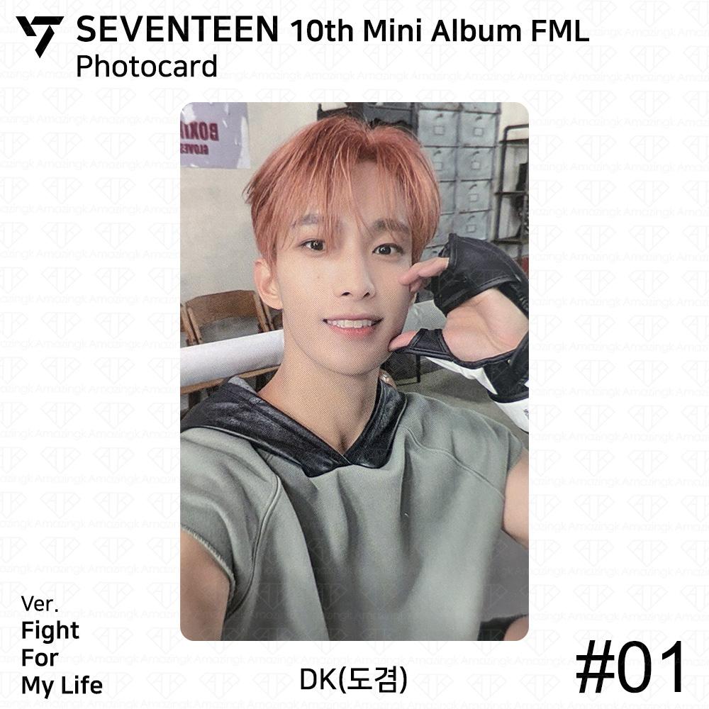 Seventeen 10-й мини-альбом FML Официальная фотокарточка K-POP KPOP Мингю Вону Хоши