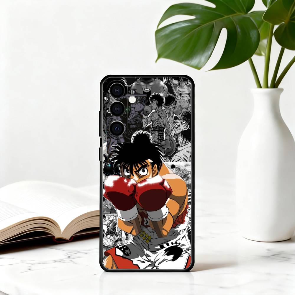 B-boxing H-H-Hajime no I-Ippos Phone Case For Samsung Galaxy A73,A72,A71,A70,A53,A52,A51,Soft Silicone Black Cover