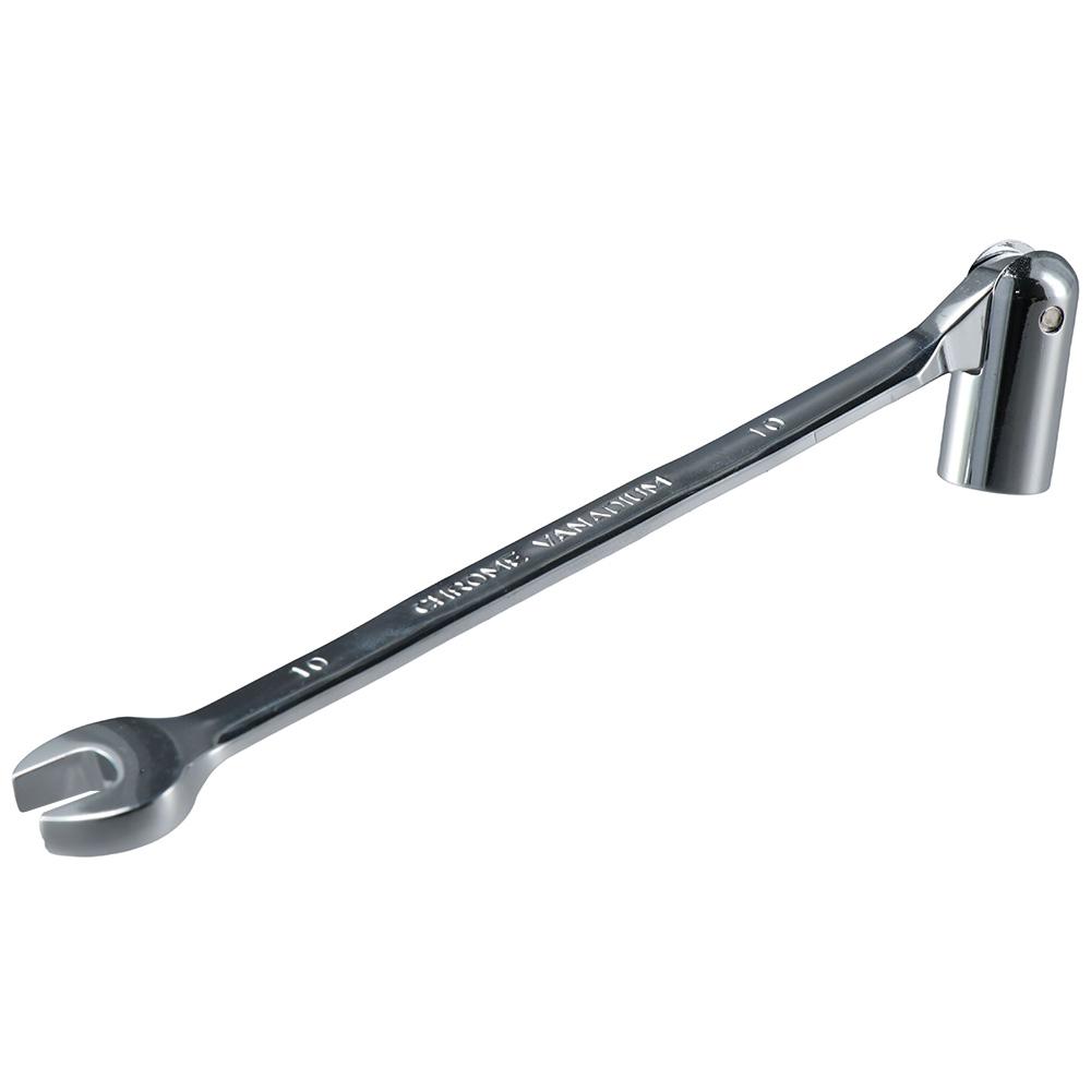10mm Combination Spanner Metric Swivel Head Socket  for Projects with Tight Space