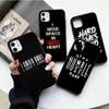Жесткий чехол для мобильного телефона с английской фразой 12 13, мини-чехол для телефона Iphone 11 Pro Max XS SE X XR 10 Funda 7 8 Plus 5S 6S, чехол для мобильных телефонов