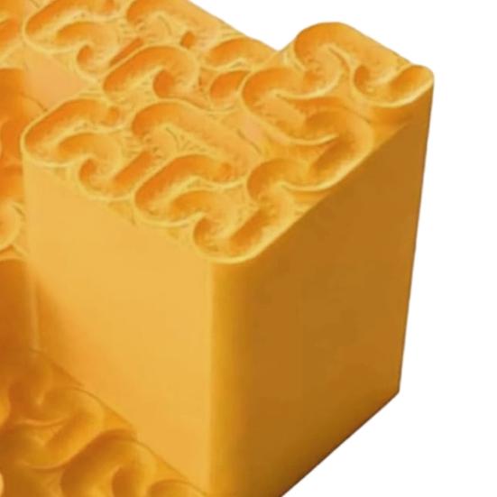 3D-печать Кривая Гильберта Мраморный трек Фрактальный трек для шариков Бесконечный фрактальный лабиринт со стальными шариками Кинетическое искусство Фрактальная математика Настольная игрушка