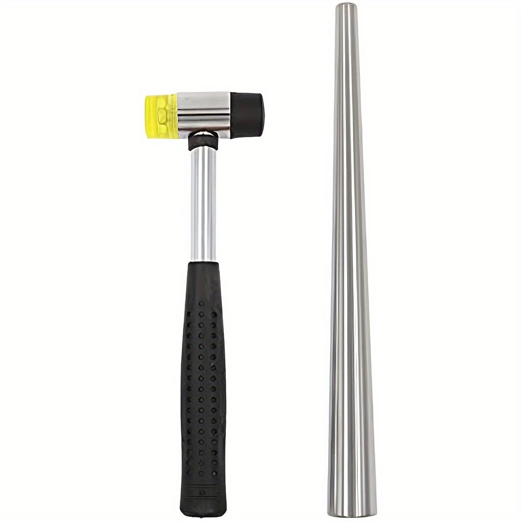 1 шт./2 шт. Двусторонняя клейкая лента Молоток Изготовление ювелирных изделий + Инструмент для формирования колец Набор инструментов для изготовления, гибки, полировки и шлифовки колец