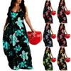 Fashion Women Loose Casual Summer Sexy Sleeveless Print Sleeveless  Beach Dress