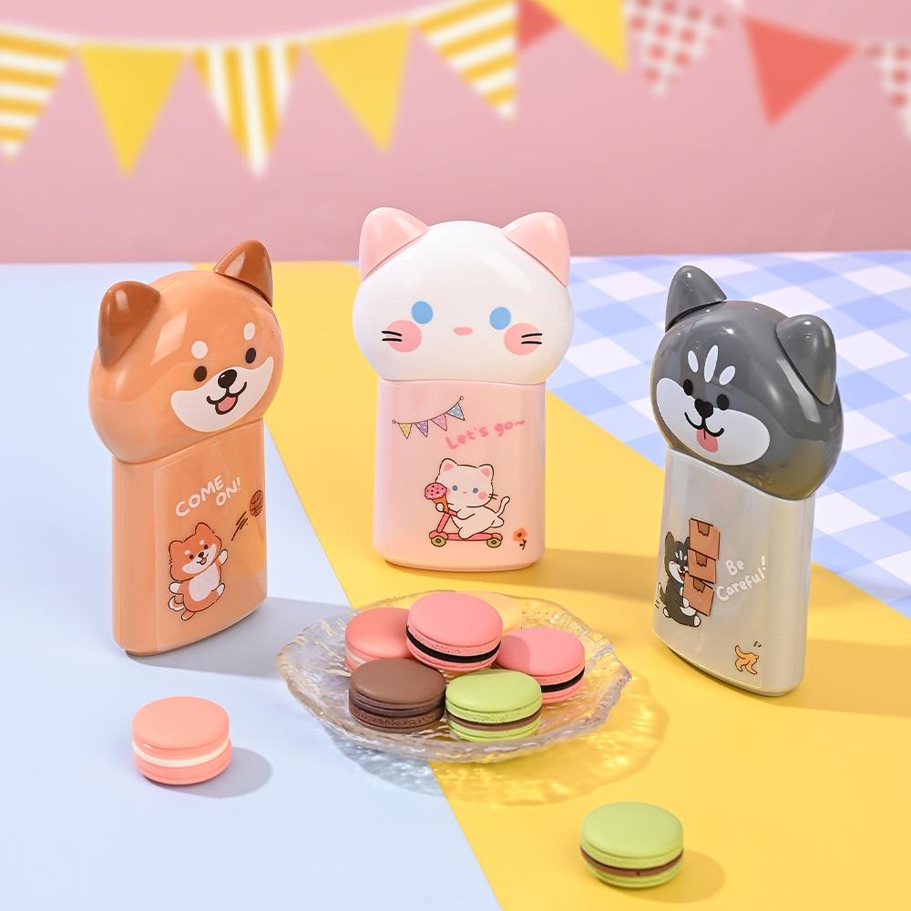 1/4 шт. Счастливый питомец корректирующая лента мультяшный Кью кошка собака дизайн большой размер корректирующие офисные школьные корректирующие инструменты