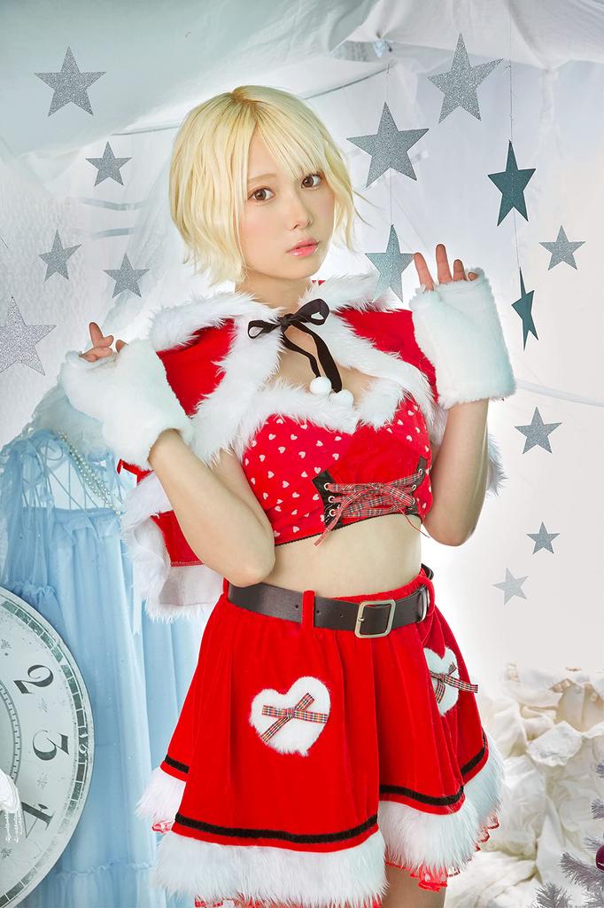 SugarWhip Love Cape Santa Cosplay Red [Clear Stone] Womens