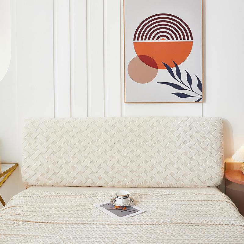 Чехол для изголовья кровати Full Queen Cal King Stretch Soft Bed Headboard Slipcover Stretch Solid Color Purproof Protector Cover Washable for Bed Bedroom Decor