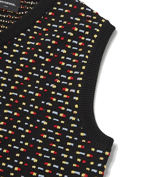 Вязаный жилет Wkndrs Beads (черный)