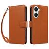 For Xiaomi Poco X7 Pro 5G/Redmi Turbo 4 5G Case RFID Blocking Leather Wallet Flip Phone Cover with Wrist Strap