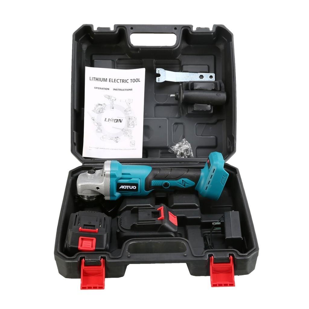 Бытовая многофункциональная полировальная машина Перезаряжаемый режущий электроинструмент 35,6x13,5x32,2 см Портативная бесщеточная литиевая угловая шлифмашина