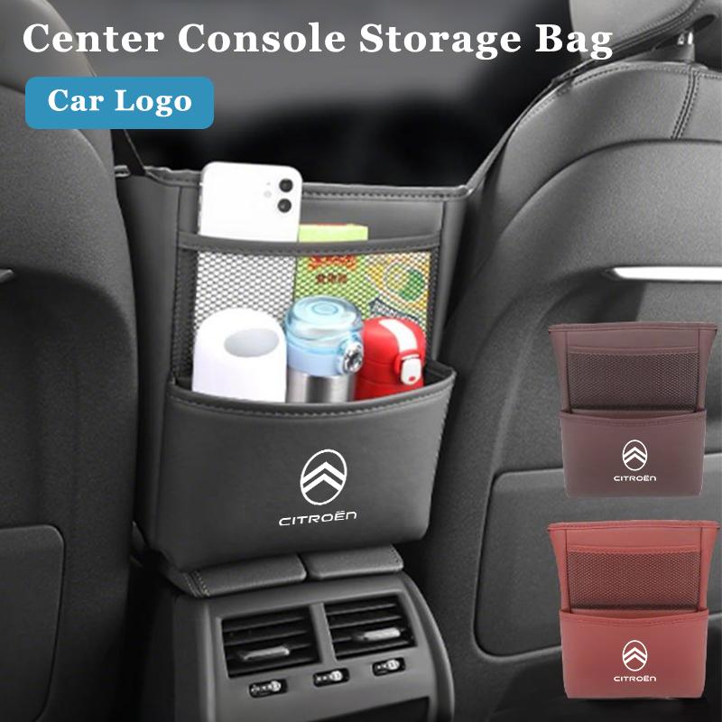 Car Seat Back Storage Bag Phone Pocket Cup Holder Auto Accessories For Citroen C4 C3 C5 C1 C2 VTS Berlingo Celysee Xsara Picasso