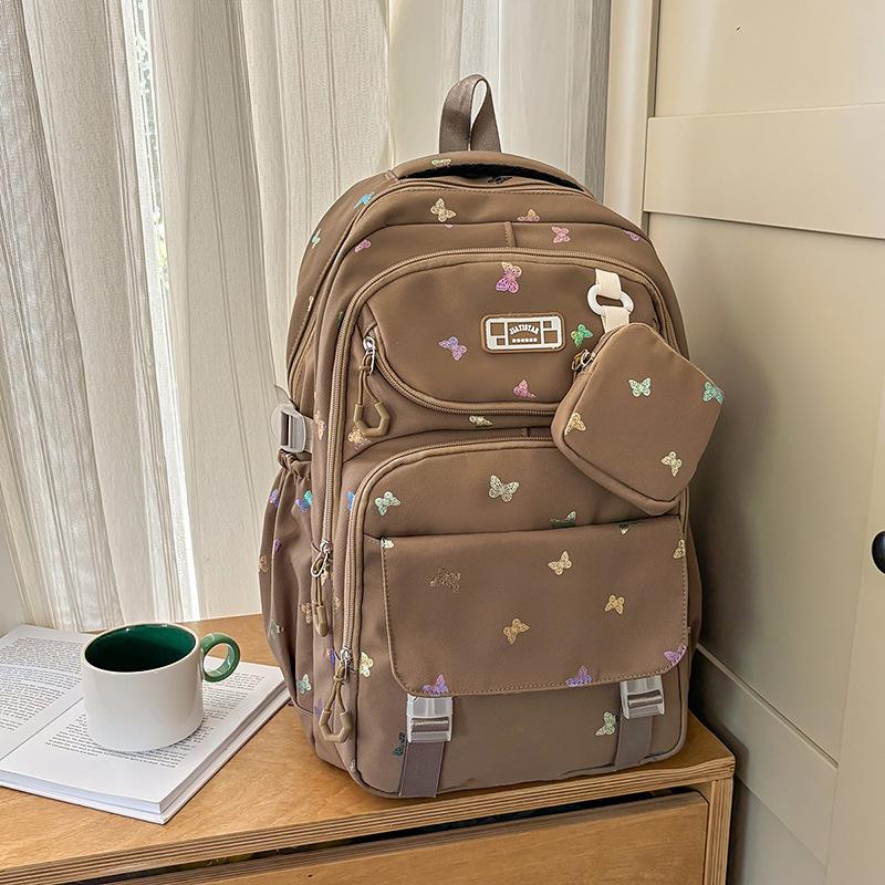 Рюкзак с принтом медведя, студенческий школьный рюкзак, женский легкий рюкзак