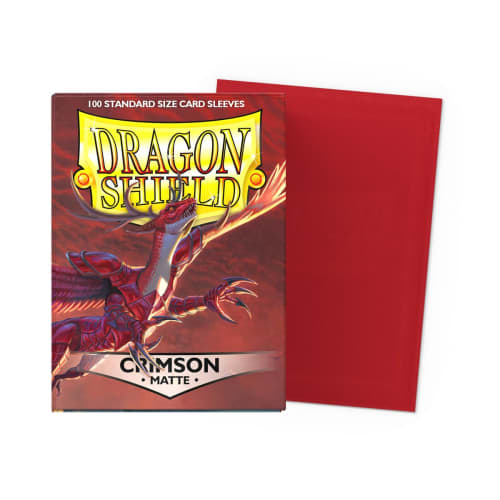 Arcane Tinmen ART11021 Dragon Shield Matte Crimson 100 Protective Sleeve