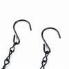 Black Hanging Chains Flower Pot Bird Feeders Ornaments Garden Plant Hangers