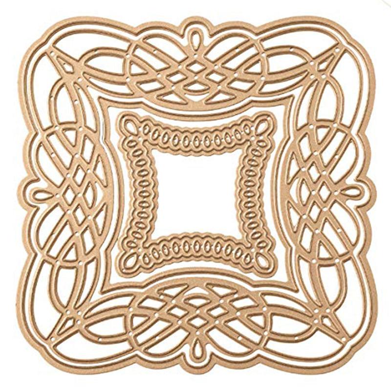 Dies Metal Hollow Background Frame Cutting Dies Frame Scrapbooking Card Album Embossing Crafts Die