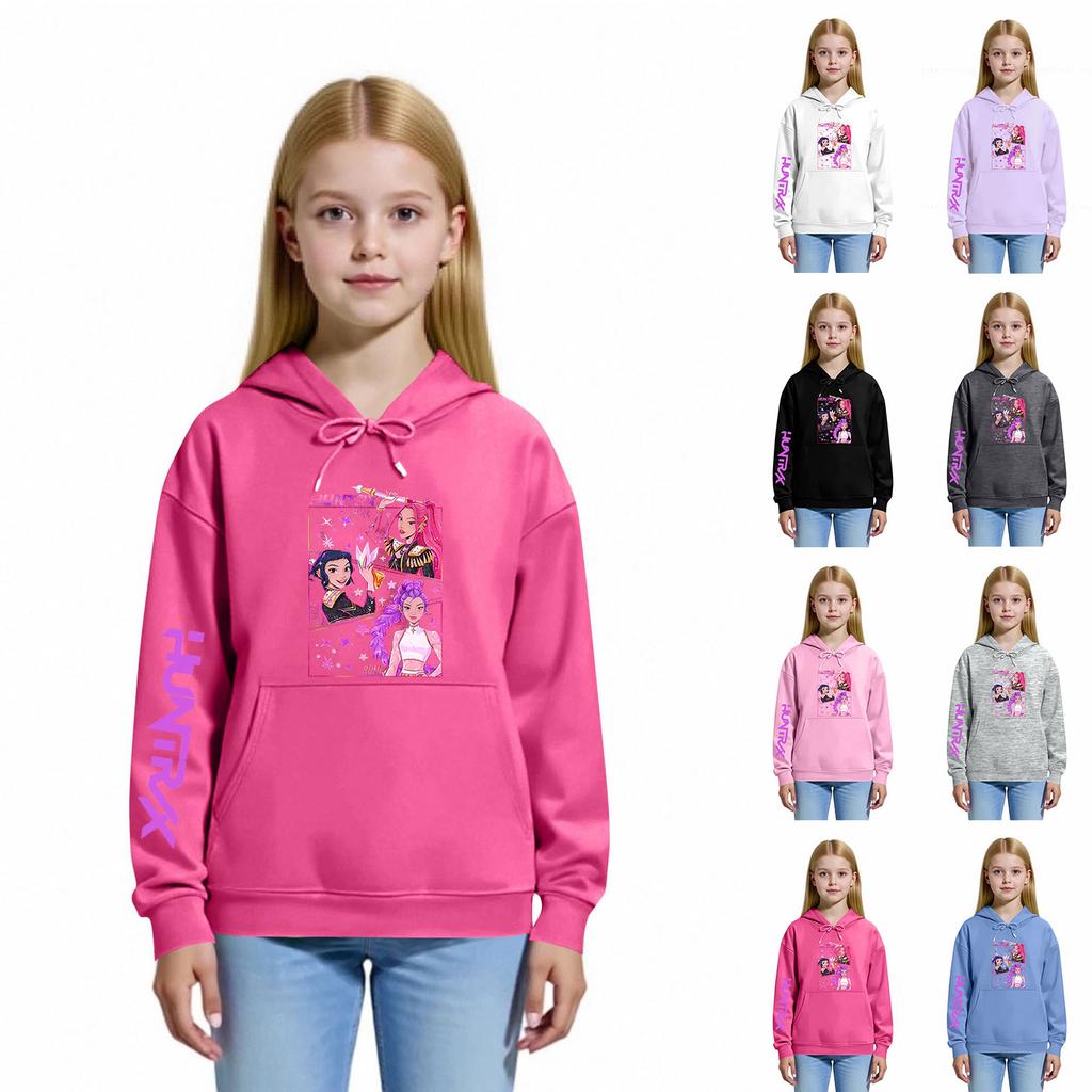 Children's Hoodie Boys And Girls Fashion Printed Long-sleeved Hoodie