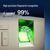 Deli Smart Fingerprint Face Recognition Time Attendance System CN plug (adapter included)