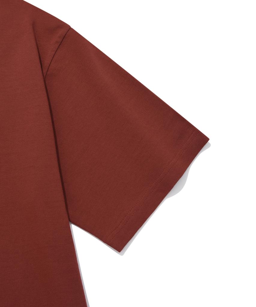 FALLETT Small Drawing Nero Short Sleeve T-Shirt Burgundy