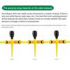 360-Degree Rotation Garden Sprinkler Large Area Garden Watering System 3 Gears Adjustment Easy To Install Wide Coverage Water Sprinkler