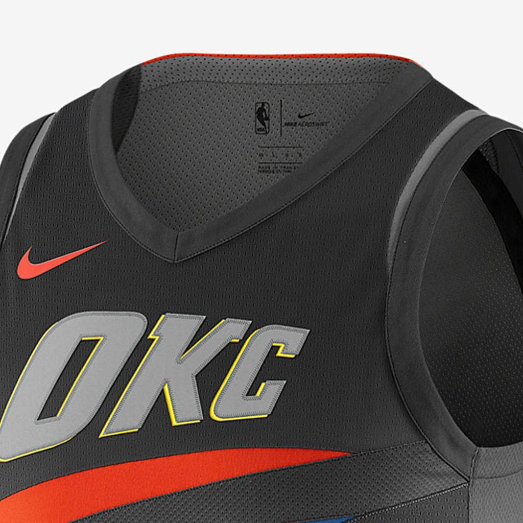 Nike НБА Оклахома-Сити Рассел Уэстбрук Аутентичная майка AH6063-039