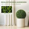 52 cm Artificial Eucalyptus Balls in a Set of 2, UV-Resistant Decorative Plants with 1086 Leaves for Indoor and Outdoor