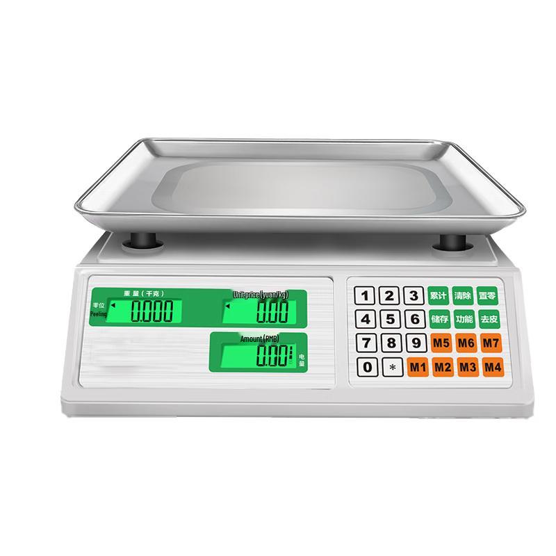 Коммерческие цифровые весы с вычислением цены (Китайская версия)