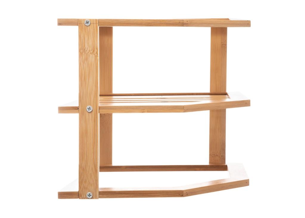 Bamboo Corner Kitchen Shelf