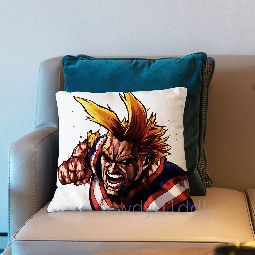 Hero AAll Might AAcademia Pillow Case Cover Square Sofa With For Pattern Comfortable Cushion suitable Of Room