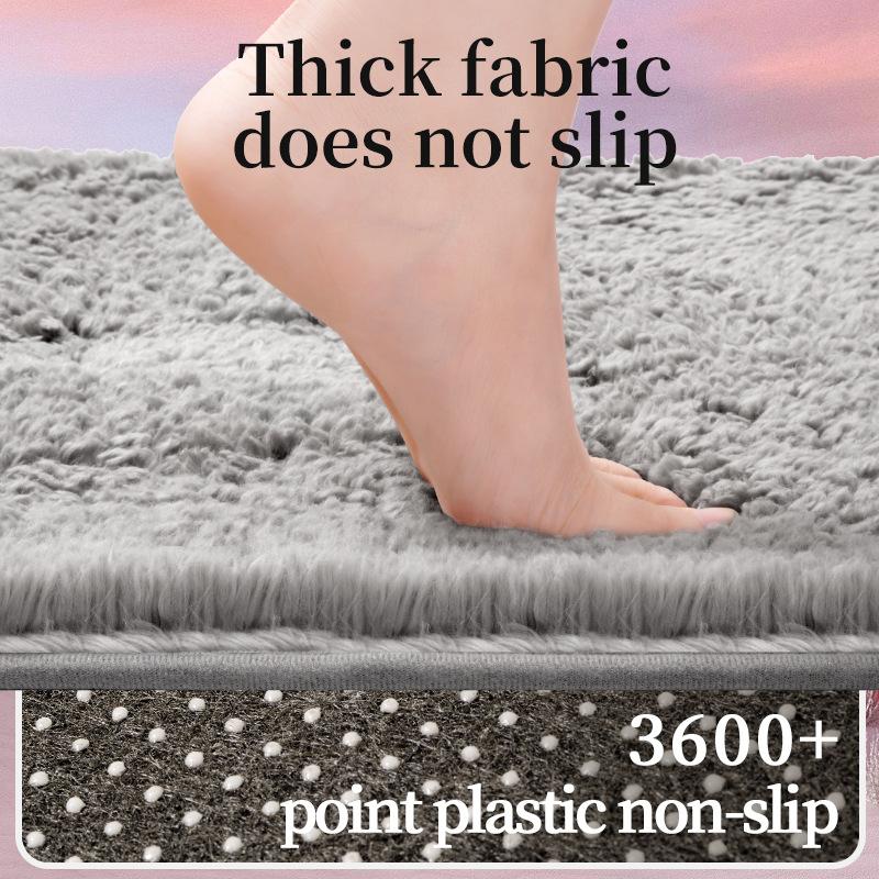 Очень большой коврик для ванной - Супервпитывающий Быстросохнущий Коврик для ванной, Нескользящий Напольный коврик для ванны и душа, Мягкий Ковер для ванной