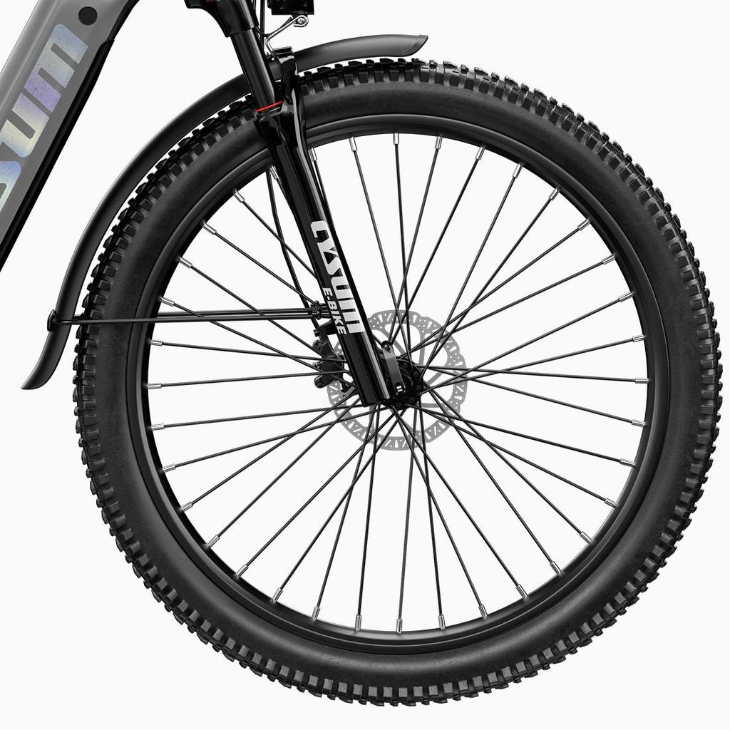 Cysum Speedy 27-дюймовые внедорожные шины Электрический велосипед с сиденьем для буксировки Мотор 500 Вт Аккумулятор 48 В 14 Ач Шины для езды по бездорожью Электровелосипед Горный электрический велосипед