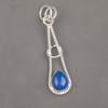Лазурит Драгоценный камень Ручная работа Красивая подвеска, 925 стерлинговое серебро Замечательная ювелирная подвеска для подарка на День матери