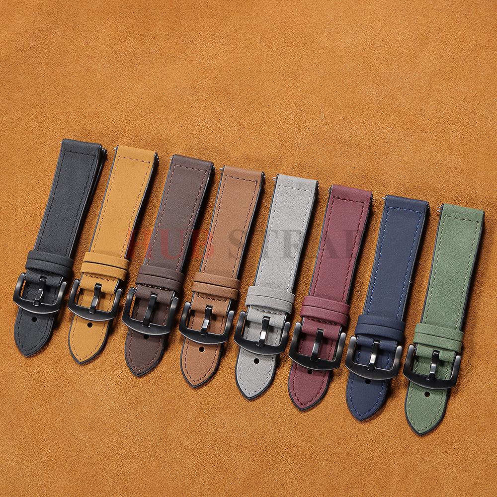 Кожаный и силиконовый гибридный ремешок 20 мм 22 мм для Samsung Galaxy Watch7 6 Classic 47 мм 46 мм / Galaxy Watch6 40 мм 44 мм Браслет