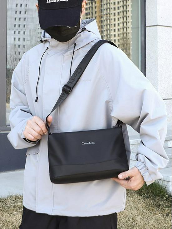 2025 Мужская Модная Сумка Кроссбоди в Корейском Стиле: Повседневный, Вместительный Рюкзак через плечо с несколькими отделениями