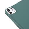 Для iPad Про 13 (2025)/13 (2024) Чехол-книжка с покрытием Skin-Touch, кожаный, трехскладной, с подставкой и держателем для стилуса, для планшета
