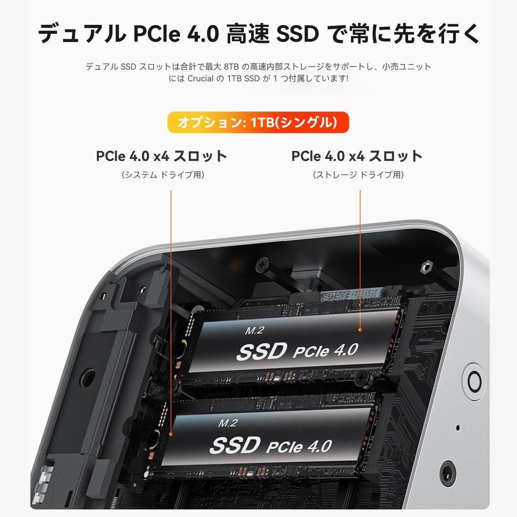 Мини-ПК Beelink SER9 AMD Ryzen AI 9 365 до 32 ГБ 1 ТБ PCIe Мини-игровой 4K Тройной ПК, (10 ядер/20 потоков 5,0 ГГц), LPDDR5X, 4.0 SSD, ПК, Дисплей, HDMI/DP/USB 4/2.5G