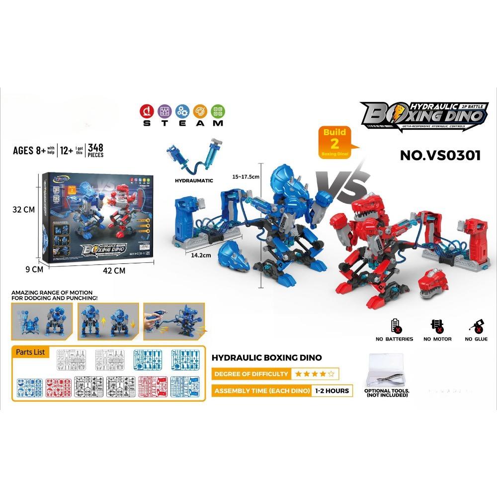 Parent-child Interaction Puzzle Science and Education Experiment of Assembling Hydraulic Boxing Versus Robot