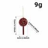 Red Flocked Velvet Christmas Tree Ornament Glitter Trim Xmas Pendant Tree Hanger  Festival Layout