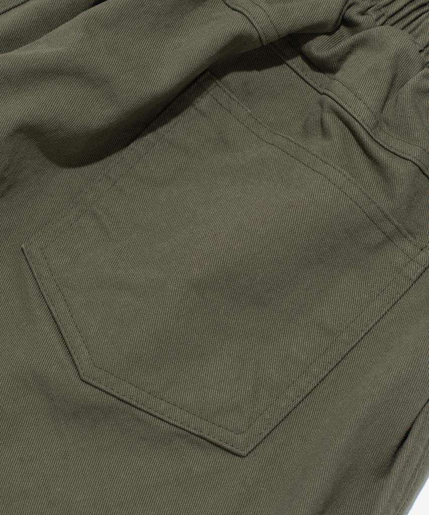 CARGOBROS Washed Cotton Curved Pants (Khaki)