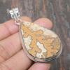 Psilomelane Dendritic Gemstone Handmade Solid  925 Sterling Silver Jewelry Pendant